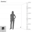 Kanlux 29854 SABIK MINI LED B-NW szögletes beltéri lépcsővilágító lámpa fekete színben, 14 lm, 0,5W teljesítmény, 50000 h élettartammal, IP20 védettséggel, 12V DC, 4000 K (Kanlux 29854)