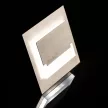 Kanlux 29858 SABIK LED PIR B-NW LED lépcsővilágító lámpatest, fehér színben, 14lm, 0,8W teljesítmény, 50000h élettartammal, IP20 védettséggel, 12V, 4000K (Kanlux 29858)