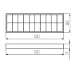 Kanlux 31058 RSTR N LED tükrös, mennyezeti lámpa T8 LED IP20 2x max 36W (Kanlux 31058)