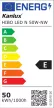 Kanlux 31111 HIBO LED N 50W-NW kültéri LED SMD csarnokvilágító lámpa, IP65-as védelemmel, 50W teljesítménnyel, 4500lm fényárammal test: alumínium ötvözet, búra: üveg (Kanlux 31111)