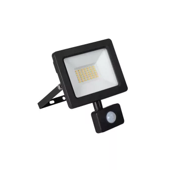   Kanlux 31188 GRUN v3 LED-30-B-SE kültéri LED reflektor fekete színben, 2 720 lm, 30W teljesítmény, 20000 h élettartammal, IP44 védettséggel, 220-240 V, 4000K (Kanlux 31188)