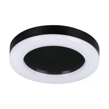   Kanlux 31491 TURA LED 24W-NW-O-B Mennyezeti LED lámpa, fekete színben, 1800lm, 24W teljesítmény, 25000h élettartammal, IP65 védettséggel, 220-240V 4000K (Kanlux 31491)