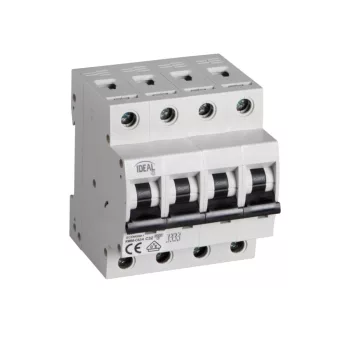   Kanlux 32606 KMB6 kismegszakító, 32 A, C karakterisztika, 4 modul, IP20 védettséggel, 400 V AC ( Kanlux 32606 )