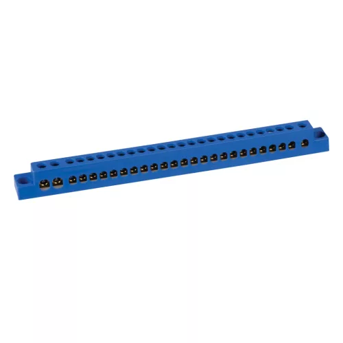 Kanlux 32632 KP-TB elosztóblokk, max 16 mm² vezetékhez, 26 kimenet, kék színben, 63 A, IP00 védettséggel, 230 V AC ( Kanlux 32632 )