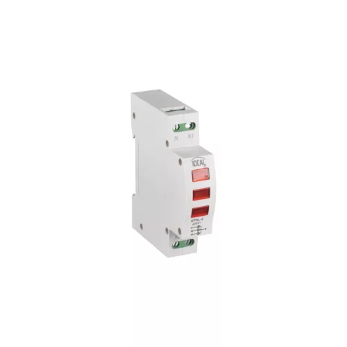 Kanlux 32896 KLI-3R moduláris jelzőlámpa 3db piros leddel, 230V AC (Kanlux 32896)
