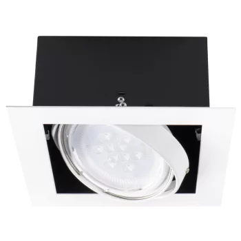   Kanlux 32931 MATEO ES DLP-150-W szögletes beltéri álmennyezeti lámpa fehér színben, GU10 foglalat, max 25W teljesítmény, IP20 védettséggel, 220-240 V (Kanlux 32931)