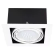 Kanlux 32931 MATEO ES DLP-150-W szögletes beltéri álmennyezeti lámpa fehér színben, GU10 foglalat, max 25W teljesítmény, IP20 védettséggel, 220-240 V (Kanlux 32931)