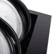 Kanlux 32932 MATEO ES DLP-250-B szögletes beltéri álmennyezeti lámpa fekete színben, GU10 foglalat, 2x max 25W teljesítmény, IP20 védettséggel, 220-240 V (Kanlux 32932)