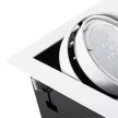 Kanlux 32933 MATEO ES DLP-250-W szögletes beltéri álmennyezeti lámpa fehér színben, GU10 foglalat, 2x max 25W teljesítmény, IP20 védettséggel, 220-240 V (Kanlux 32933)
