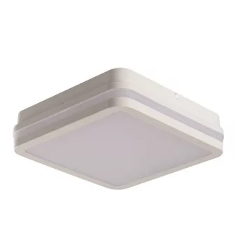   Kanlux 32946 BENO 18W NW-L-SE W szögletes kültéri oldalfali/mennyezeti lámpa mozgásérzékelővel fehér színben, 1550 lm, 18W teljesítmény, 20000h, IP54 védettséggel, 220-240 V, 4000 K (Kanlux 32946)