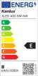 Kanlux 33098 XLED A60 8W-NW fényforrás, E27 foglalat, 1055lm, 8W teljesítmény, 15000h élettartammal, 220-240V, 4000K (Kanlux 33098)