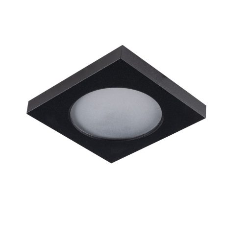 Kanlux 33120 FLINI DSL-B dekorációs keret szögletes beltéri álmennyezeti lámpához fekete színben, MR16 foglalattal, max 10W teljesítmény, IP44/20 védettséggel, 12 V (Kanlux 33120)