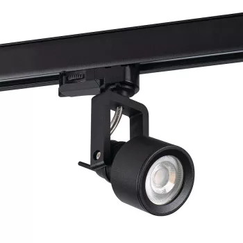   Kanlux 33148 ATL5 GU10-B sínre szerelhető lámpa fekete színben, GU10 foglalattal, max 10W teljesítmény, IP20 védettséggel, 220-240V AC (Kanlux 33148)