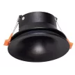 Kanlux 33160 AJAS DSO-B kerek beltéri SPOT dekorációs keret fekete színben, MR16 foglalathoz, max 10W teljesítmény, IP20 védettséggel, 12 V (Kanlux 33160)