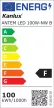 Kanlux 33204 ANTEM LED 100W-NW B reflektor, 100W teljesítmény, fekete színben, 2800lm, 15000h élettartammal, IP65 védettséggel, 4000K, 220-240V (Kanlux 33204)