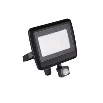   Kanlux 33207 ANTEM LED 30W-NW-SE kültéri LED reflektor mozgásérzékelővel, fekete színben, 2400lm, 30W teljesítmény, 15000h élettartammal, IP44 védettséggel, 220-240V, 4000K (Kanlux 33207)