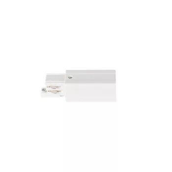   Kanlux 33260 TEAR N PCON L-W tápcsatlakozó kábelsínes rendszerhez fehér színben, 16A, 220-240V, IP20 védettséggel (Kanlux 33260)