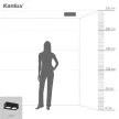 Kanlux 33272 TUBEO ES 250-B beltéri mennyezeti lámpa fekete színben, GU10 foglalattal, 2x max 25W teljesítmény, IP20 védettséggel, 220-240V (Kanlux 33272)