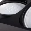 Kanlux 33272 TUBEO ES 250-B beltéri mennyezeti lámpa fekete színben, GU10 foglalattal, 2x max 25W teljesítmény, IP20 védettséggel, 220-240V (Kanlux 33272)