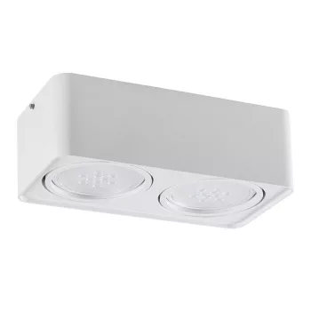   Kanlux 33273 TUBEO ES 250-W beltéri mennyezeti lámpa fehér színben, GU10 foglalattal, 2x max 25W teljesítmény, IP20 védettséggel, 220-240V (Kanlux 33273)
