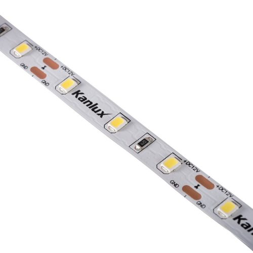 Kanlux 33304 L60 11W/M 12IP00-CW beltéri LED szalag, 5m/tekercs, 900 lm / m, 11W / m teljesítmény, 30000h élettartammal, IP00 védettséggel, 12V DC, 6000K (Kanlux 33304)