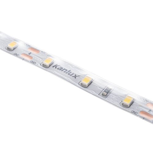 Kanlux 33310 L60 11W/M 12IP65-CW kültéri LED szalag, 5m/tekercs, 800lm / m, 11W / m teljesítmény, 30000h élettartammal, IP65 védettséggel, 12V DC, 6000K (Kanlux 33310)