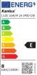 Kanlux 33313 L120 16W/M 24IP00-CW beltéri LED szalag, 5m/tekercs, 1920 lm/m, 16W/m teljesítmény, 30000h élettartammal, IP00 védettséggel, 24V DC, 6000K (Kanlux 33313)