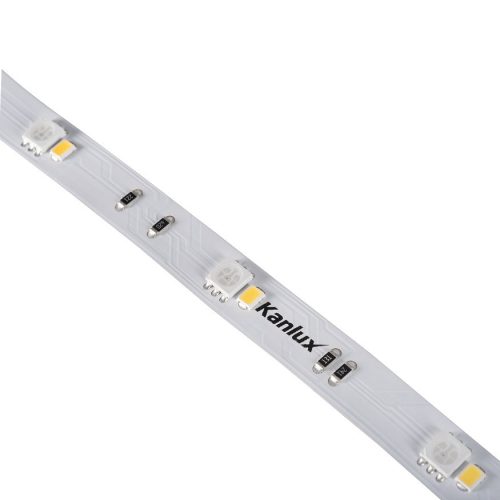 Kanlux 33318 L48 9W/M 24IP00-RGBW beltéri LED szalag, 5m/tekercs, max540 lm/m, 9W/m teljesítmény, 30000h élettartammal, IP00 védettséggel, 24V DC, RGBW (Kanlux 33318)