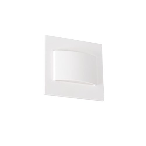 Kanlux 33324 ERINUS LED LL W-WW szögletes beltéri lépcsővilágító lámpa fehér színben, 30 lm, 1,5W teljesítmény, 30000 h élettartammal, IP20 védettséggel, 12V DC, 3000 K (Kanlux 33324)