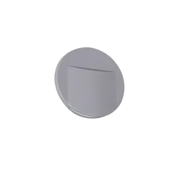   Kanlux 33329 ERINUS LED O GR-NW kerek beltéri lépcsővilágító lámpa szürke színben, 15 lm, 0,8W teljesítmény, 30000 h élettartammal, IP20 védettséggel, 12V DC, 4000 K (Kanlux 33329)