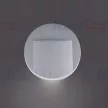 Kanlux 33329 ERINUS LED O GR-NW kerek beltéri lépcsővilágító lámpa szürke színben, 15 lm, 0,8W teljesítmény, 30000 h élettartammal, IP20 védettséggel, 12V DC, 4000 K (Kanlux 33329)