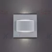 Kanlux 33331 ERINUS LED LL GR-NW szögletes beltéri lépcsővilágító lámpa szürke színben, 30 lm, 1,5W teljesítmény, 30000 h élettartammal, IP20 védettséggel, 12V DC, 4000 K (Kanlux 33331)