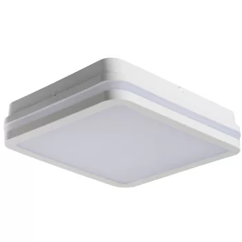   Kanlux 33346 BENO 24W NW-L-SE W szögletes kültéri oldalfali/mennyezeti lámpa mozgásérzékelővel fehér színben, 2060 lm, 24W teljesítmény, 20000h, IP54 védettséggel, 220-240 V, 4000 K (Kanlux 33346)