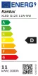 Kanlux 33512 XLED G125 11W-NW LED fényforrás, E27 foglalat, 1520 lm, 11W teljesítmény, 15000 h élettartammal, 220-240 V, 4000 K (Kanlux 33512)
