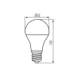 Kanlux 33515 XLED A60 M 7W-NW LED fényforrás, E27 foglalat, 680lm, 7W teljesítmény, 15000h élettartammal, 220-240V, 4000K ( Kanlux 33515 )