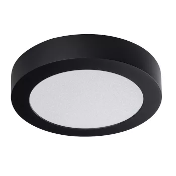   Kanlux 33535 CARSA V2LED 12W-WW-B kerek beltéri mennyezeti LED lámpa fekete színben, 600 lm, 12W teljesítmény, 15000 h élettartammal, IP20 védettséggel, 220-240 V, 3000 K (Kanlux 33535)