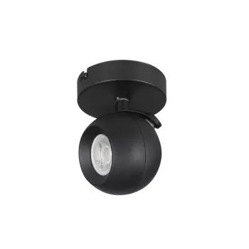   Kanlux 33671 GALOBA EL-1O B beltéri oldalfali/mennyezeti lámpa fekete színben, GU10 foglalattal, max 35W teljesítmény, IP20 védettséggel, 220-240V ( Kanlux 33671 )