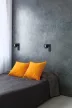 Kanlux 33673 GALOBA W B beltéri oldalfali lámpa fekete színben, GU10 foglalattal, max 35W teljesítmény, IP20 védettséggel, 220-240V (Kanlux 33673)