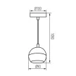 Kanlux 33682 GALOBA C W beltéri függő lámpa, GU10 foglalattal, fehér színben, max 35W teljesítmény, IP20 védettséggel, 220-240 V (Kanlux 33682)
