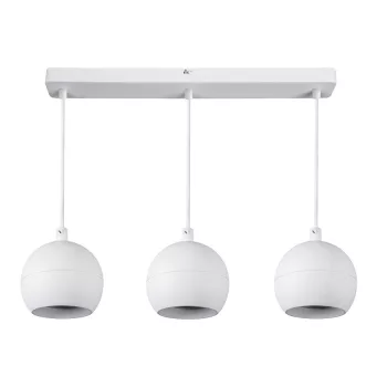   Kanlux 33684 GALOBA C W beltéri függő lámpa, 3xGU10 foglalattal, fehér színben, 3x max 35W teljesítmény, IP20 védettséggel, 220-240 V (Kanlux 33684)