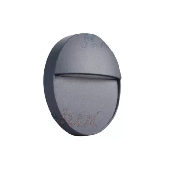   Kanlux 33751 DULI LED 4W-NW-O-GR kültéri oldalfali lámpa antracit színben, 100 lm, 4W teljesítmény, 30 000 h élettartammal, IP54 védettséggel, 220-240 V, 4000 K (Kanlux 33751)
