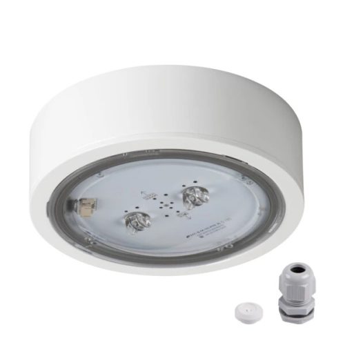 Kanlux 33824 ITECH F2 105MSTW beltéri vészvilágító lámpatest fehér színben, 499lm, 4,5W teljesítmény, IP65 védettség, 220-240V, 5000K ( Kanlux 33824 )
