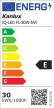 Kanlux 33882 IQ-LED FL-30W-NW kültéri LED reflektor fekete színben, 3450 lm, 30W teljesítmény, 50000h élettartammal, IP65 védettséggel, 220-240V, 4000K (Kanlux 33882)