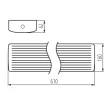 Kanlux 33890 MEBA LED 12-20W NW/WW szögletes beltéri mennyezeti lámpa fehér színben, 1350/1500/2200/2300 lm, 12/20W teljesítmény, 50000h, IP20 védettséggel, 220-240 V, 3000/4000 K (Kanlux 33890)