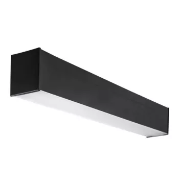   Kanlux 33915 AL-SH-WW-MAT-B-NT LED lámpatest, 19W teljesítmény, fekete színben, 2250lm, 50000h élettartammal, IP20 védettséggel, 3000K, 220-240V (Kanlux 33915)