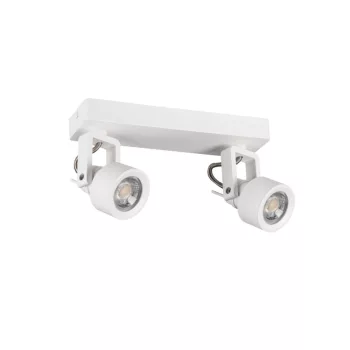   Kanlux 34923 SONDA II EL-2I W beltéri oldalfali/mennyezeti lámpa fehér színben, 2db GU10 foglalattal, 2x max 10W teljesítmény, IP20 védettséggel, 220-240V ( Kanlux 34923 )
