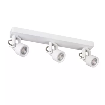   Kanlux 34925 SONDA II EL-3I W beltéri oldalfali/mennyezeti lámpa fehér színben, 3db GU10 foglalattal, 3x max 10W teljesítmény, IP20 védettséggel, 220-240V ( Kanlux 34925 )