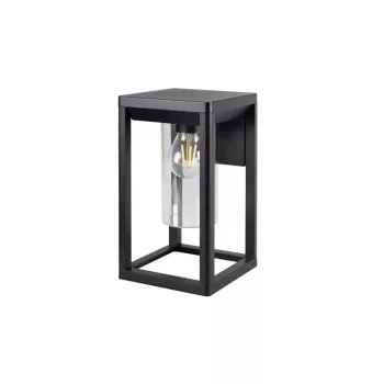   Kanlux 34980 VIMO EL 27 B kültéri oldalfali lámpatest fekete színben, E27 foglalat, max 15W teljesítmény, IP44 védettséggel, 220-240V ( Kanlux 34980 )