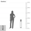 Kanlux 34988 VIMO 80 B kültéri lámpatest talajra fekete színben, E27 foglalat, max 15W teljesítmény, IP44 védettséggel, 220-240V ( Kanlux 34988 )