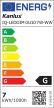 Kanlux 35246 IQ-LEDDIM GU10 7W-WW. LED fényforrás, GU10 foglalat, 490lm, 7W teljesítmény, 25000h élettartammal, 220-240V, 2700K ( Kanlux 35246 )